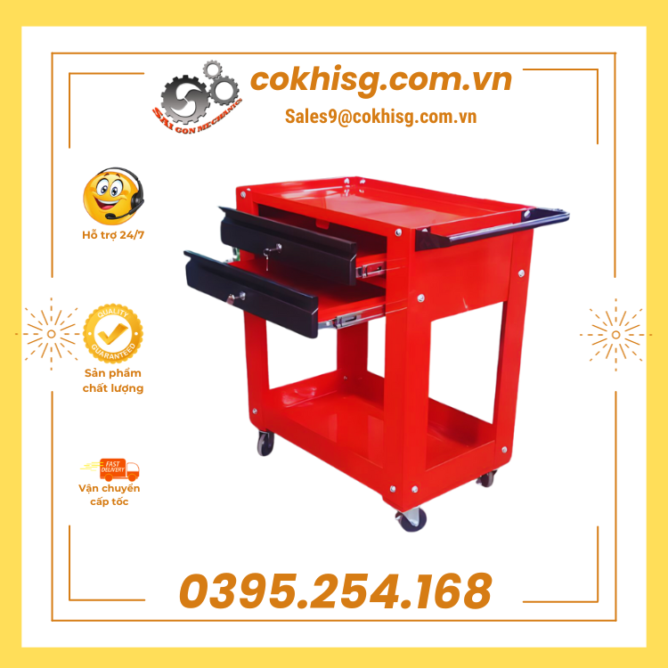 Xe đẩy đồ nghề chuyên dùng trong garage